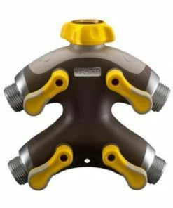 Fiskars Gilmour High Flow 4-Way Shut-Off Valve - 853164-1001 - Nozzles & Accessories