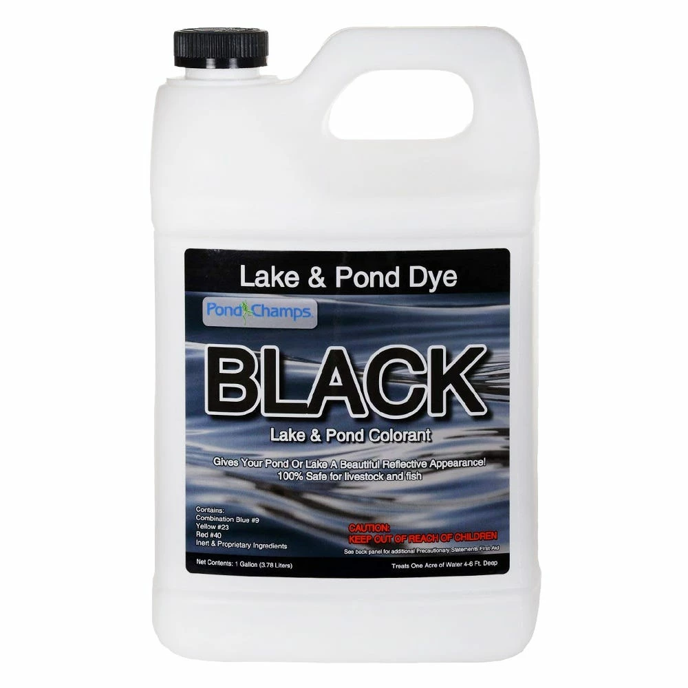 Pond Champs Black Lake & Pond Dye, 1 Gallon - 00411 - Lake Dyes 1 Pond Champs Black Lake & Pond Dye, 1 Gallon - 00411 - Lake Dyes