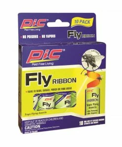 Pic Fly Ribbon, 10 Pack - FR10B - Baits & Traps
