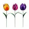 RK Brand Alpine Metal Realistic Tulip Garden Stake - QEL828A - Garden Accessories
