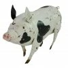 RK Brand Alpine Black and White Metal Pig Décor - MBG132HH - Garden Accessories