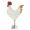 RK Brand Alpine White Metal Standing Hen Décor - KOC264HH - Garden Accessories