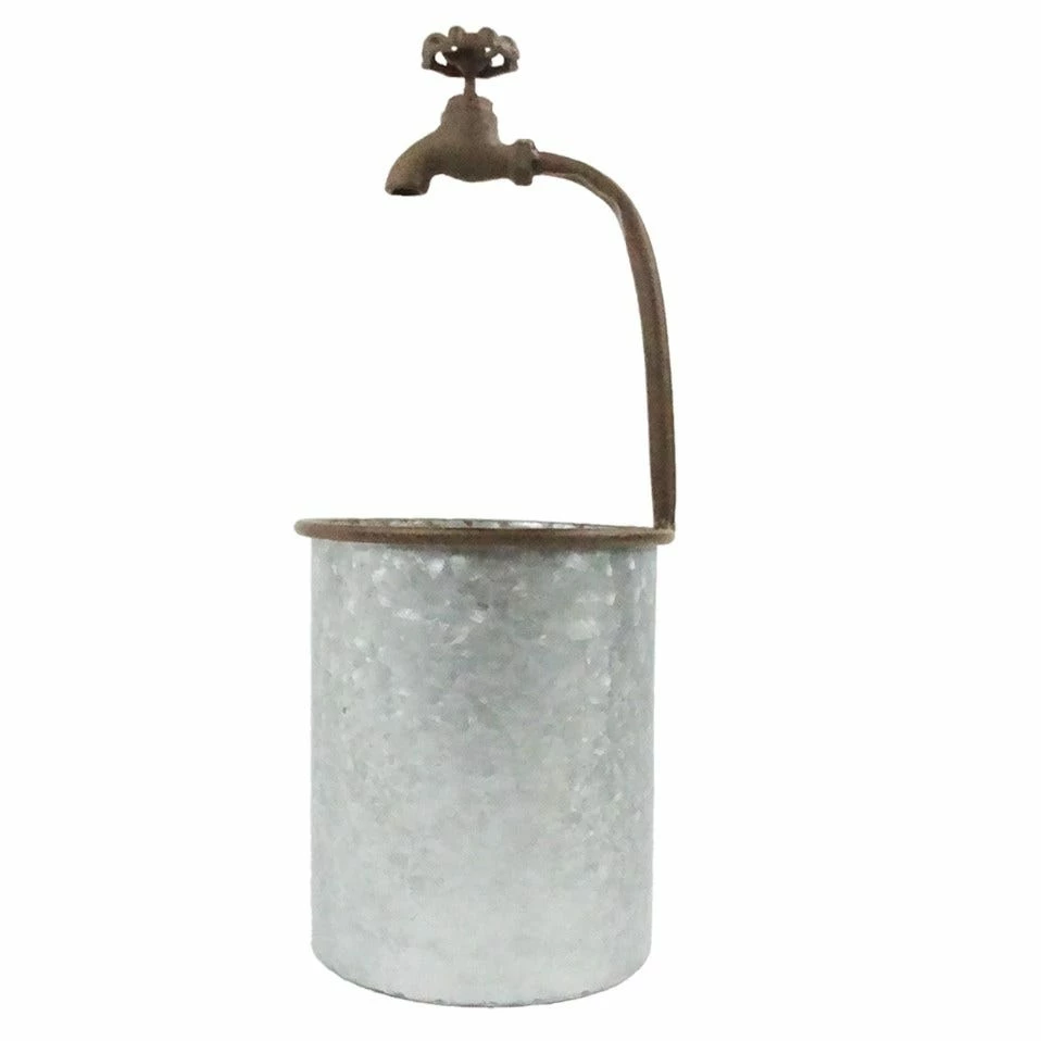 Alpine Faucet Flower Pot - JUM266 - Decorative Planters 1 Alpine Faucet Flower Pot - JUM266 - Decorative Planters