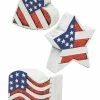 Alpine Assorted Patriotic Garden Stones WGG376ABB - Garden Accessories