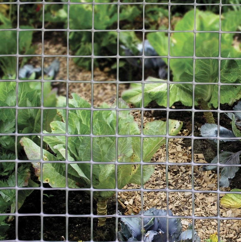 Garden Zone 24" x 50' Plastic Netting with 1" Mesh, Grey - 312450 - Fence and Wire 4 Garden Zone 24" x 50' Plastic Netting with 1" Mesh, Grey - 312450 - Fence and Wire - Image 4