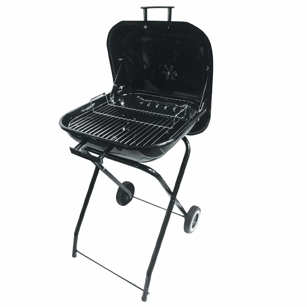 217 Grilling Company 217 Grilling Co. 18" Sq Folding Kettle Grill - OG2104101-GY - Charcoal Grill 2 217 Grilling Company 217 Grilling Co. 18" Sq Folding Kettle Grill - OG2104101-GY - Charcoal Grill - Image 2
