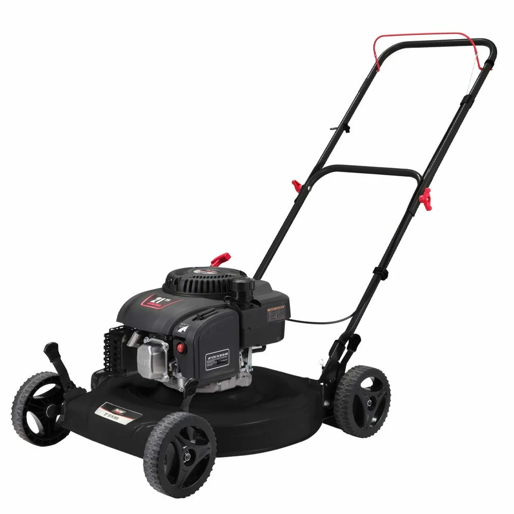 Pulsar 21" 200CC Gas-Powered Push Mower with 5-Position Height Adjustment - PTG1221DB - Push Lawn Mowers 1 Pulsar 21" 200CC Gas-Powered Push Mower with 5-Position Height Adjustment - PTG1221DB - Push Lawn Mowers