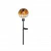 RK Brand Alpine Solar Rainbow Splashes Glass Ball LED Garden Stake - HTO170SLR - Lighting, Torches & Firepits