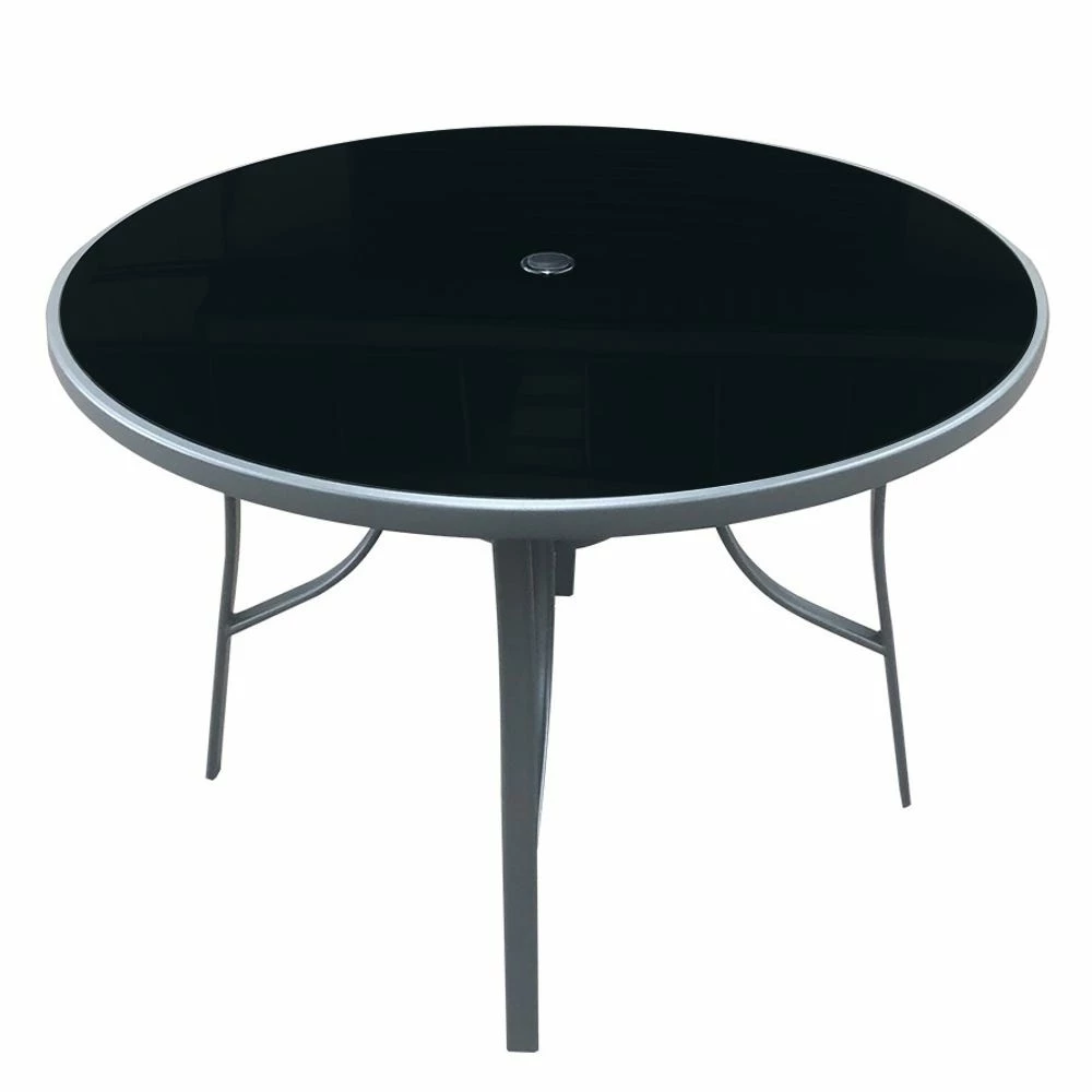 Maple Ridge Steel Patio Round Dining Table - SW-RK966 - Patio Sets & Furniture 3 Maple Ridge Steel Patio Round Dining Table - SW-RK966 - Patio Sets & Furniture - Image 3