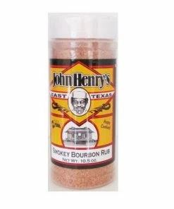 John Henry's Smokey Bourbon BBQ Rub, 10.5oz - BOURBON RUB - Flavorers & Seasonings