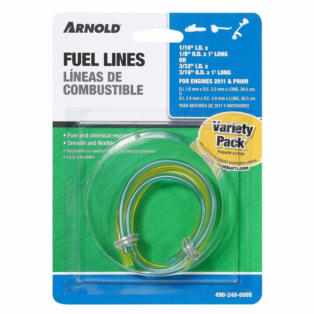 Arnold Handheld Fuel Line Variety Pack - 490-240-0008 - Lawn Mowers & Lawn Care 1 Arnold Handheld Fuel Line Variety Pack - 490-240-0008 - Lawn Mowers & Lawn Care