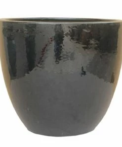 Various Brands Simple Planter, Black, Medium - GC0003S4BKM - Planters