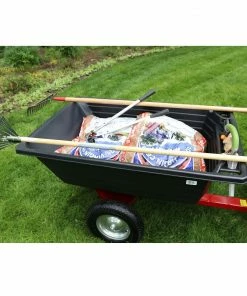 Precision Push and Pull Poly Cart 12 Cubic Feet - LCP1000 - Carts & Wheelbarrows -Cheap Lawn Shop 7f061acd91457c80a05b28b9fa41ef4209e1bcd9 LCP1000 Bed Full