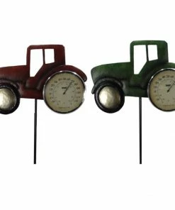 RK Brand Alpine Solar Tractor Thermometer LED Stake - LJJ1250A - Lighting, Torches & Firepits