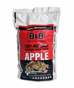 B&B Charcoal Apple Smoking Wood Chips, 180 Cu. In. - C00125-T - Flavorers & Seasonings