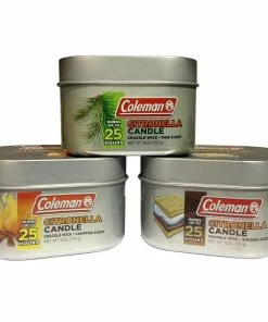 Coleman 25Hr Tin Candle, 3 Pack - 7716 - Bug Candles & Zappers