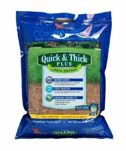 X-Seed Quick & Thick Plus Lawn Repair, 4.5lb Bag - 440AS0086UCT18 - Fertilizers & Plant Food