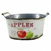 Alpine Fresh and Delicious Apples Metal Planter - BKY204AHH - Decorative Planters