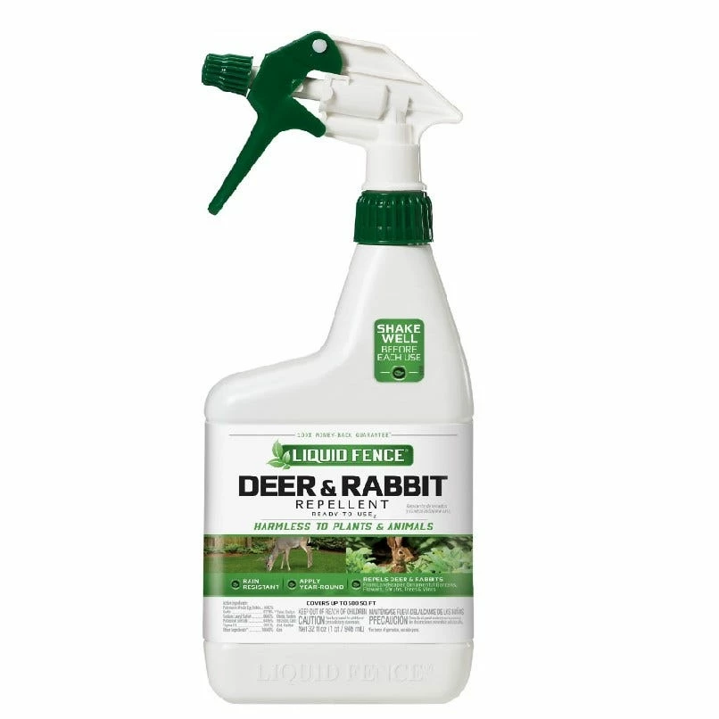 Liquid Fence Deer & Rabbit Repellent Spray, 32 oz. RTU - HG-71126 - Animal Repellants 1 Liquid Fence Deer & Rabbit Repellent Spray, 32 oz. RTU - HG-71126 - Animal Repellants
