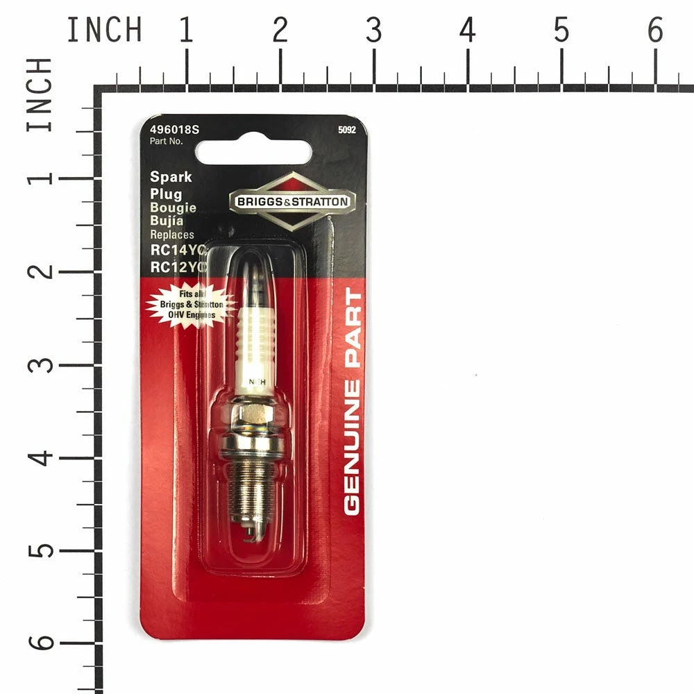 Briggs & Stratton Briggs and Stratton Spark Plug Replacement Standard for Most OHV Application 5092K - Small Engines & Accessories 2 Briggs & Stratton Briggs and Stratton Spark Plug Replacement Standard for Most OHV Application 5092K - Small Engines & Accessories - Image 2