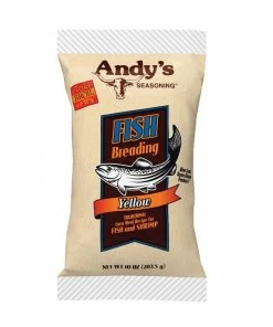 Andy's Seasoning Andys Yellow Fish Breading, 10oz - 40094 - Flavorers & Seasonings