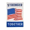 Evergreen Stronger Together Waving Flag Garden Burlap Flag - 14B9863 - Garden Flags