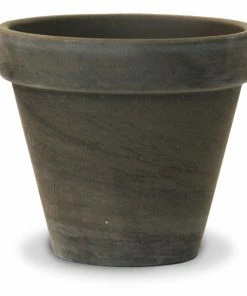 Ceramo 4 inch Dark Basalt Clay Standard Pot SBX-4-DB - Planters