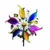 RK Brand Alpine Metal Multi-colored Windmill Flower Garden Stake - LJJ1160 - Garden Accessories