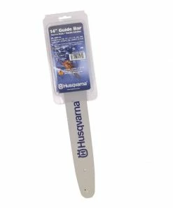 Husqvarna 14 in. Chainsaw Guide Bar - 3/8 in. Pitch, .050 in. Gauge - 531300375 - Lawn Mowers & Lawn Care