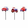 Alpine Solar Patriotic Car LED Stake - SUG344A - Garden Accessories