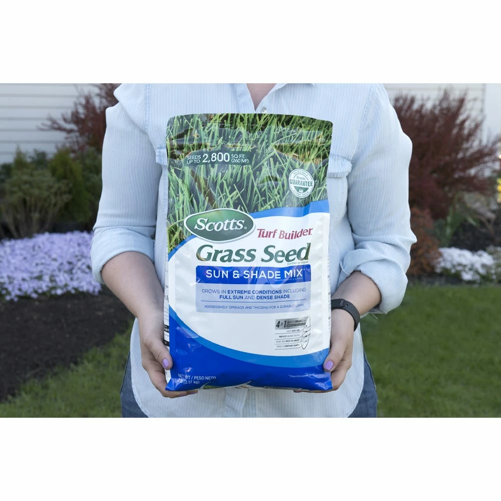 Scotts Turf Builder Sun & Shade Mix Grass Seed, 7 lb. - 18221 8 Scotts Turf Builder Sun & Shade Mix Grass Seed, 7 lb. - 18221 - Image 8
