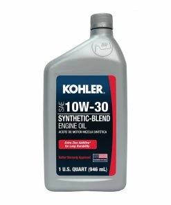 Kohler 10W-30 Synthetic-Blend Premium Oil, 1 Quart - 25 357 05-S - Lawn Mowers & Lawn Care