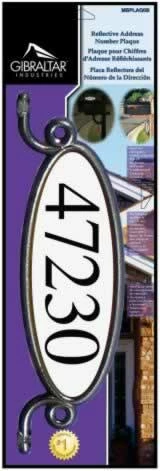 Gibralter Solar Group Reflective Backing Address Plaque P - MBPLAQ0B - Mailboxes & Signs 1 Gibralter Solar Group Reflective Backing Address Plaque P - MBPLAQ0B - Mailboxes & Signs
