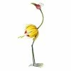 Alpine Yellow Tulip Flamingo Statue Décor - QEL678HH - Garden Accessories