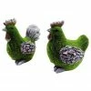 RK Brand Alpine Flocked Rooster and Hen Décor - HEH394ABB - Garden Accessories