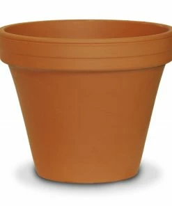 Ceramo 6 inch Red Clay Standard Pot SEB-6-J - Planters