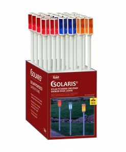 Alpine Assorted Solar LED Driveway Markers - SLC104A - Garden Statues & Lawn Ornaments