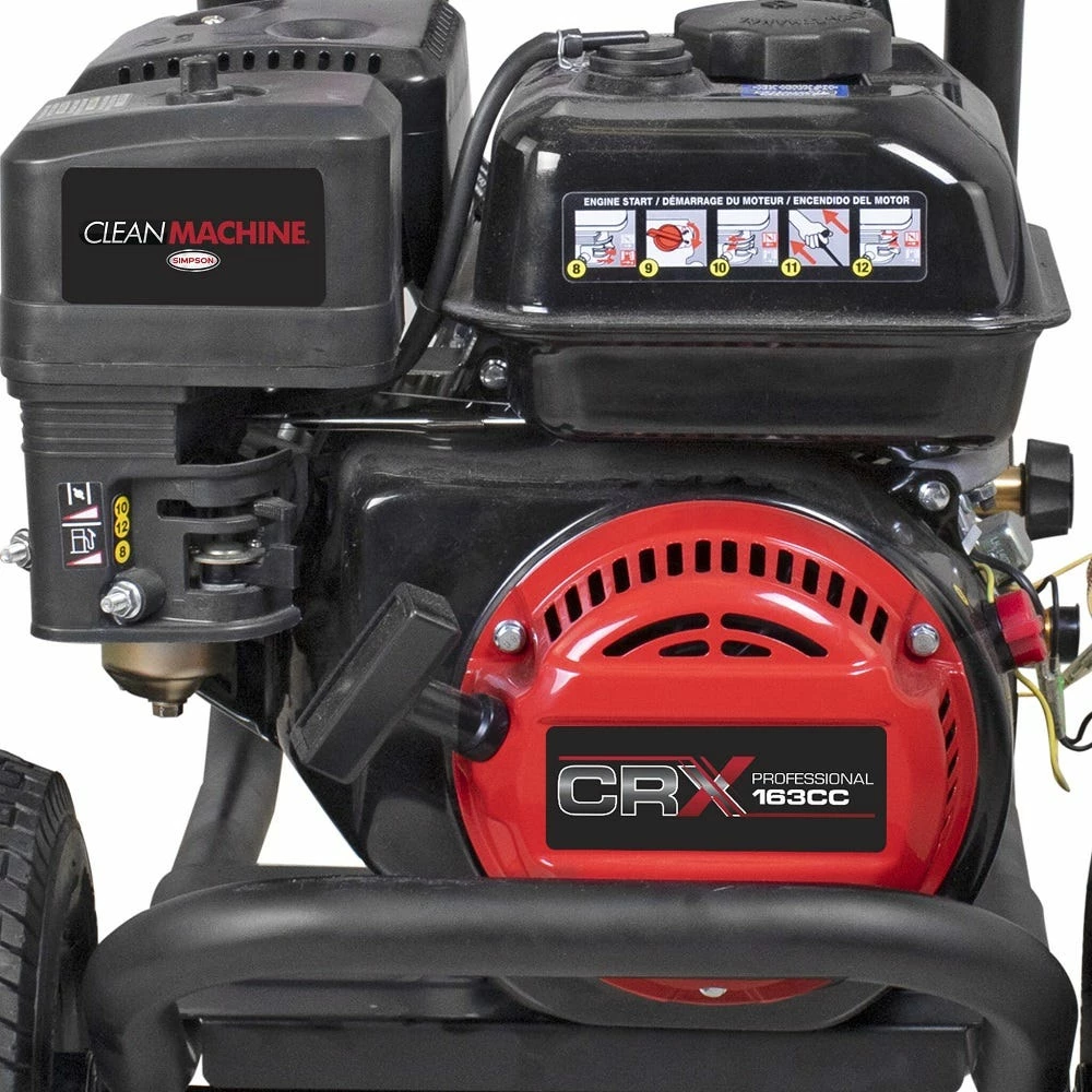 Simpson Clean Machine 2800 PSI at 2.3 GPM CRX 163cc Cold Water Residential Gas Pressure Washer - 61135 - Power Washers 3 Simpson Clean Machine 2800 PSI at 2.3 GPM CRX 163cc Cold Water Residential Gas Pressure Washer - 61135 - Power Washers - Image 3