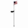 Alpine Solar Usa Flag Stake - SLC192BB-12 - Garden Accessories