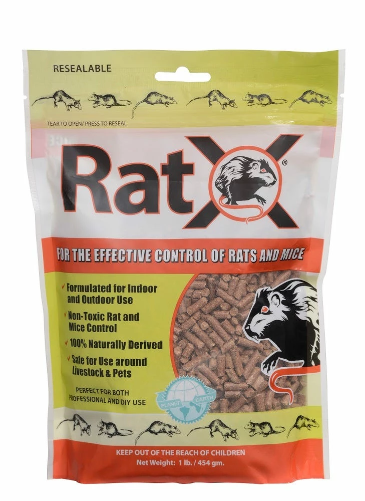 Various Brands RatX Rodent Control, 1lb Bag - 620101 - Animal Repellants 1 Various Brands RatX Rodent Control, 1lb Bag - 620101 - Animal Repellants