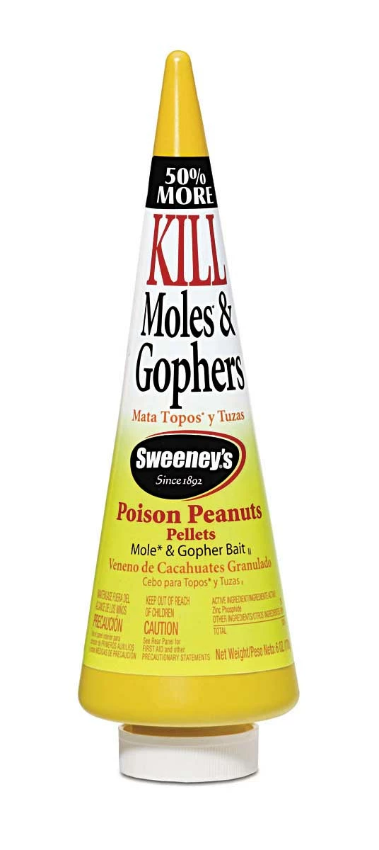Sweeney's Sweeney Mole and Gopher Poison Peanuts, 6oz - 6006 - Baits & Traps 1 Sweeney's Sweeney Mole and Gopher Poison Peanuts, 6oz - 6006 - Baits & Traps
