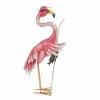 Alpine Pink Fishing Flamingo Décor - BVK640 - Garden Accessories