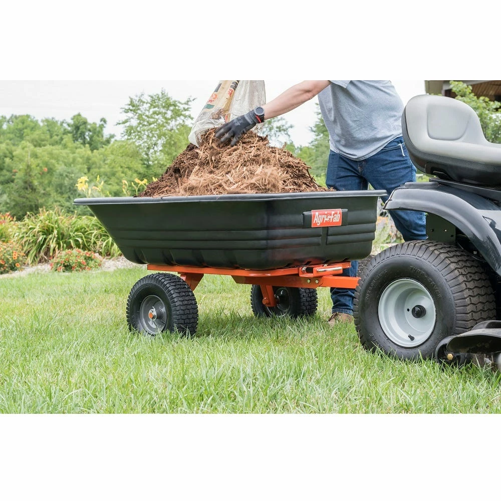 Agri-Fab 12 Cu. Ft. Poly Swivel Cart - 45-0552 - Carts & Wheelbarrows 2 Agri-Fab 12 Cu. Ft. Poly Swivel Cart - 45-0552 - Carts & Wheelbarrows - Image 2