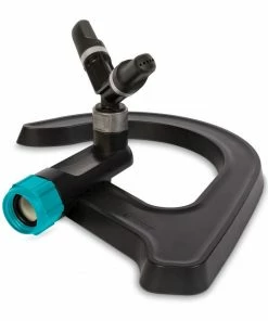 Gilmour Adjustable Oscillating Sprinkler with Hanging Stationary Base Onyx - 813443-1001 - Ponds, Watering & Irrigation