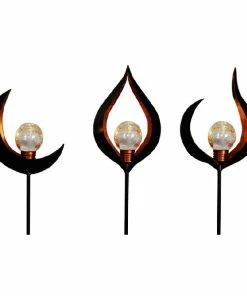 RK Brand Alpine Solar Modern Silhouette LED Stake - Assorted SKY210ABB - Lighting, Torches & Firepits