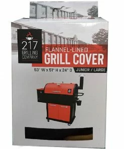 217 Grilling Company Large - Junior Flannel Pellet Cover - RK80A5 - Tools & Accessories