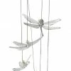 Assorted Alpine Solar Dragonfly Wind Chime with Color Changing LED Lights QLP834SLR-CC - Garden Accessories