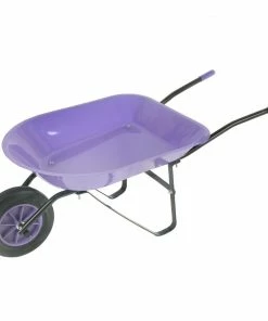 Various Brands High Vis Purple Kids Wheelbarrow - KWBPU - Carts & Wheelbarrows