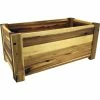 Avera Wood Rectangle Planter 19 inch AWP413180 - Decorative Planters