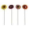 RK Brand Alpine Colorful Metal Sunflower Pot Stickers - QEL814A - Garden Accessories